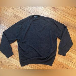 Polo Ralph Lauren Blue Label 100% cashmere sweater gray Size XL